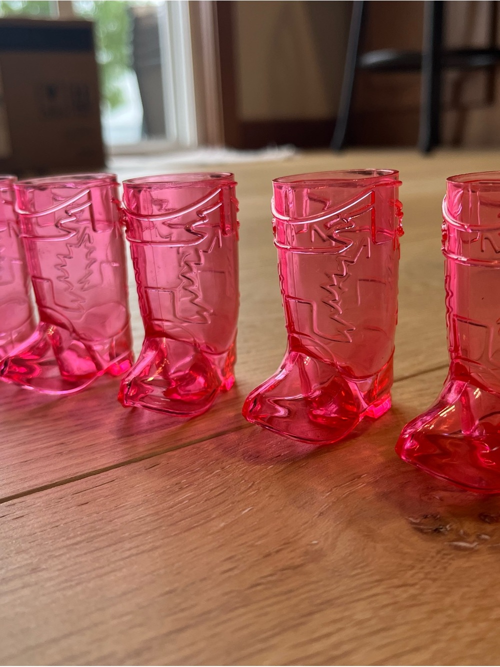 Pink Cowboy Boot Shot Glasses - Party Shot Glasses
